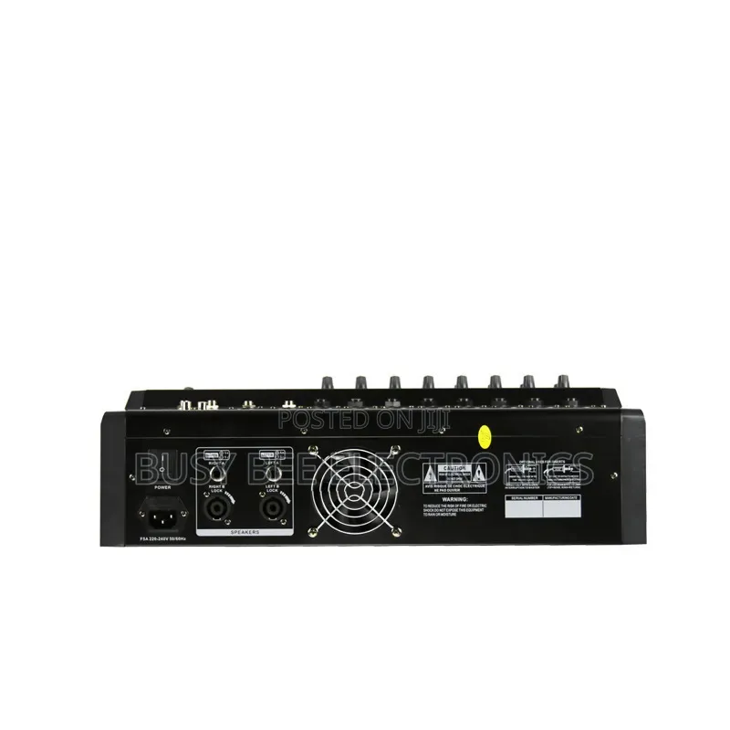 8-Channel Stage Mixer With Usb Effect Dedicated Phantom Power