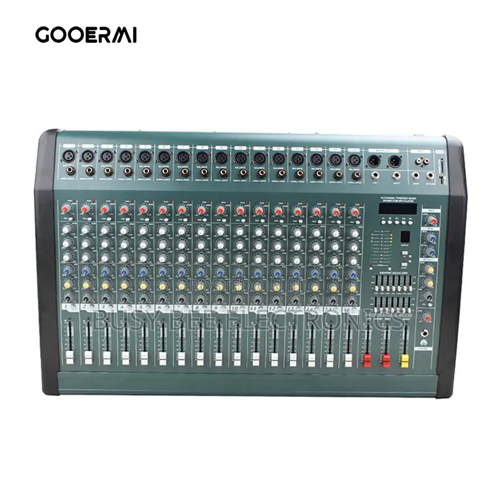 Mx1608 Usb Power Dj Controller/16 Channel Audio Console Mixer