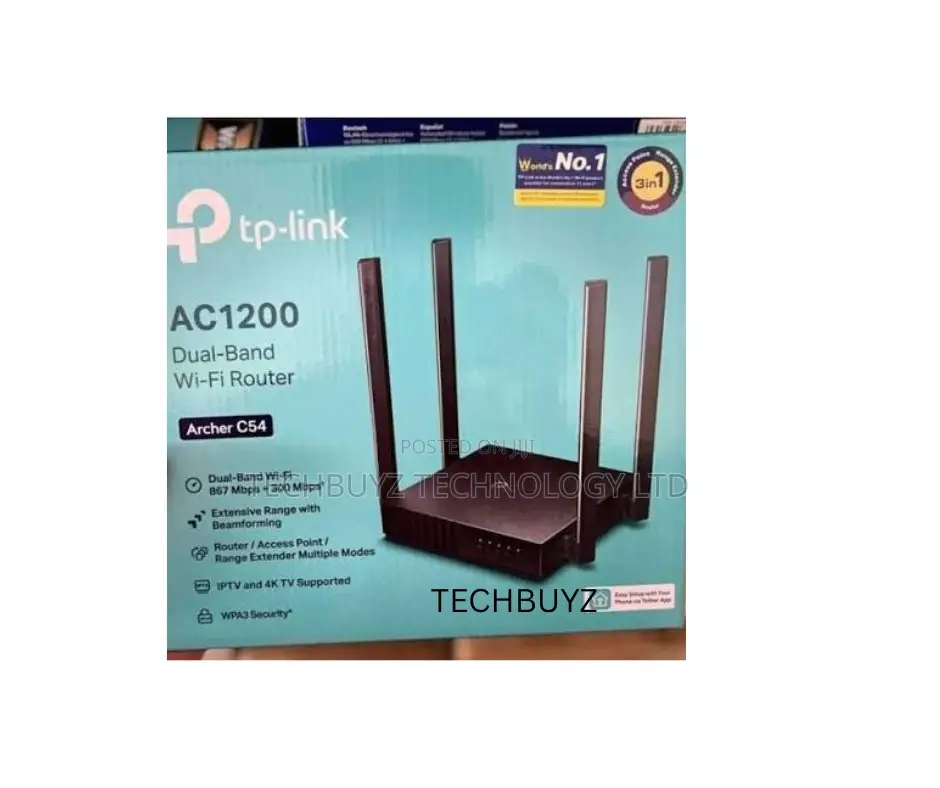 Tp-Link Ac1200 Dual Band Wi-Fi Router-Archer C54-Eu
