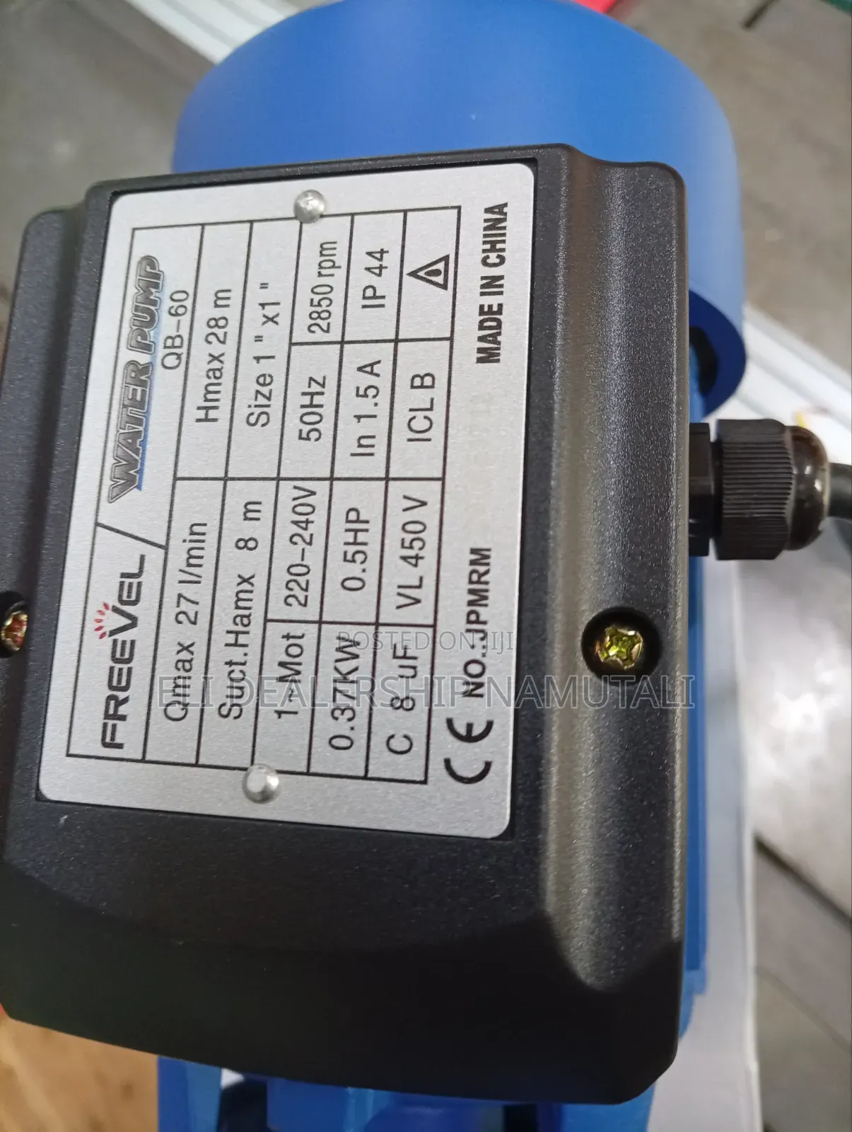 Compact, Durable Powerful Freevel Water Pump 0.5hp