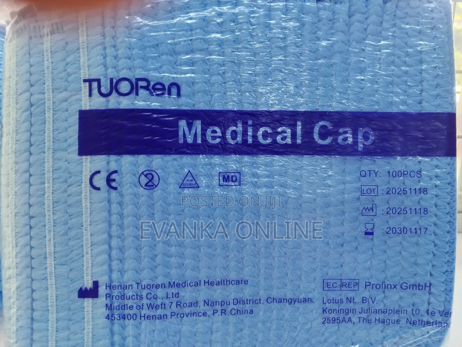 Hair Nets Blue - Medical Caps
