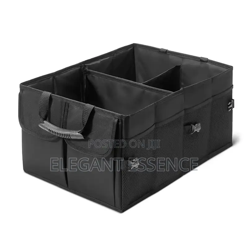 *Car Trunk Boot Organizer With Lid, Partitions Handles*-50l