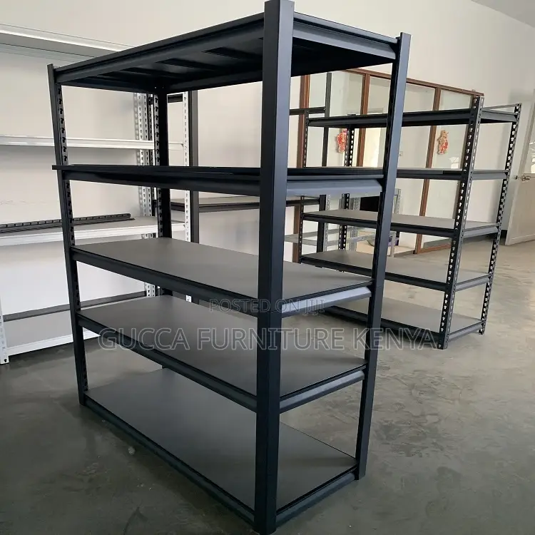 Adjustable Metallic Office Bookshelf