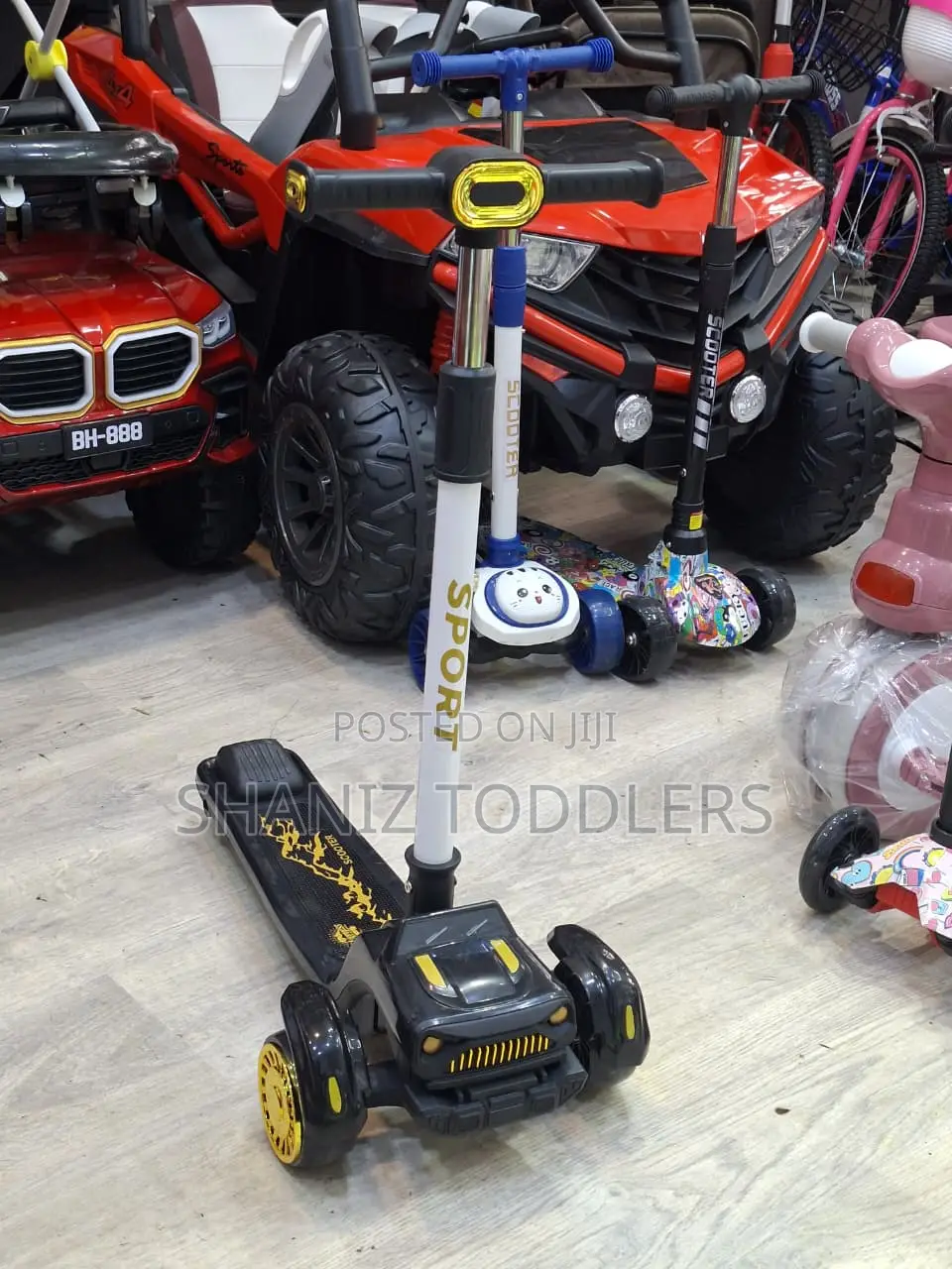 Scooter 3 Wheel Kids Music