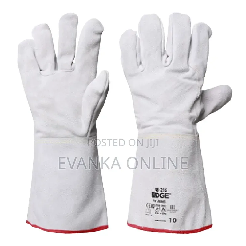 Cow Hide Leather Gloves - Fire Resistant