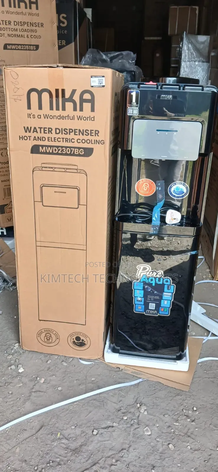 Mika Mwd2307bg. 3 Taps; Hot, Normal, Electric Cooling Water Dispenser