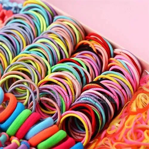 Girls Colorful Hair Bands Set