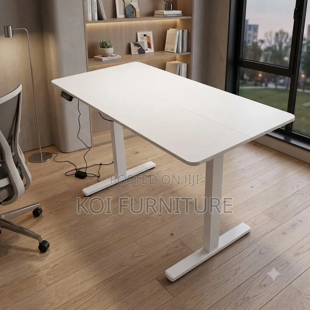 Office Desk; 1.2 Meter Ergonomic Sit Stand Corner Adjustable Desk