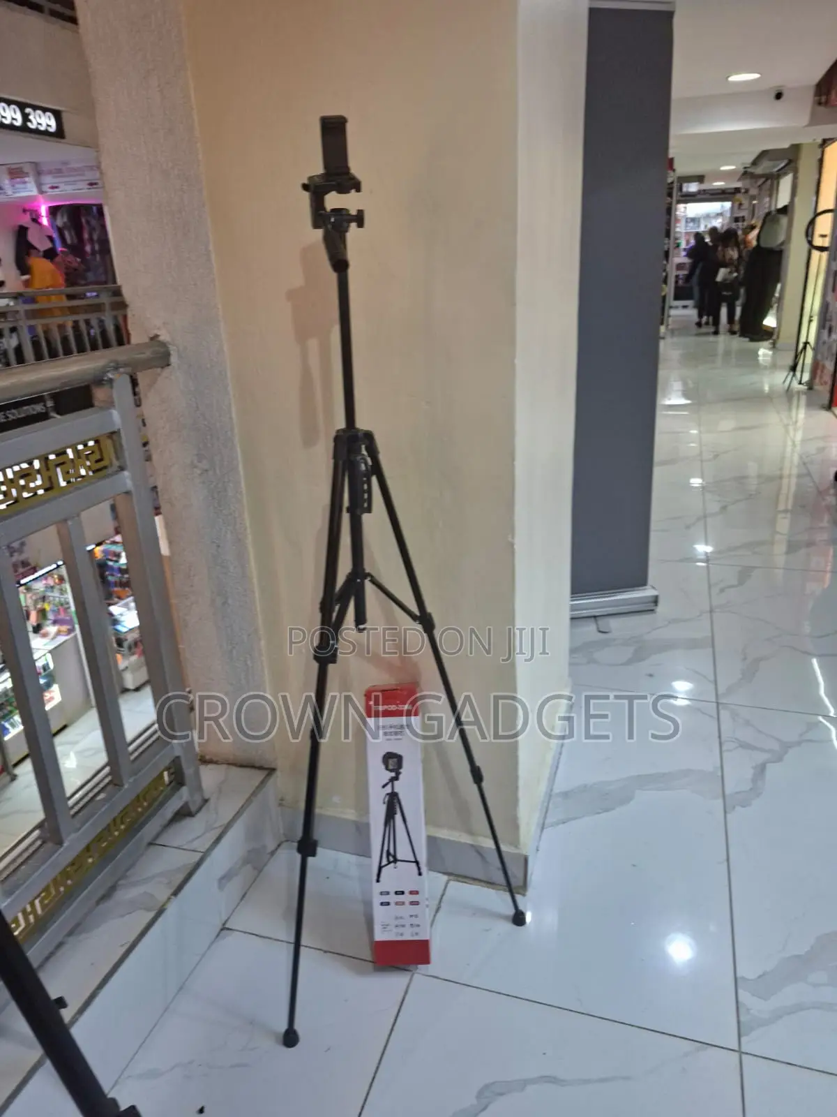 3366 Camera Tripod Stand With Phone Holder Adjustable Height