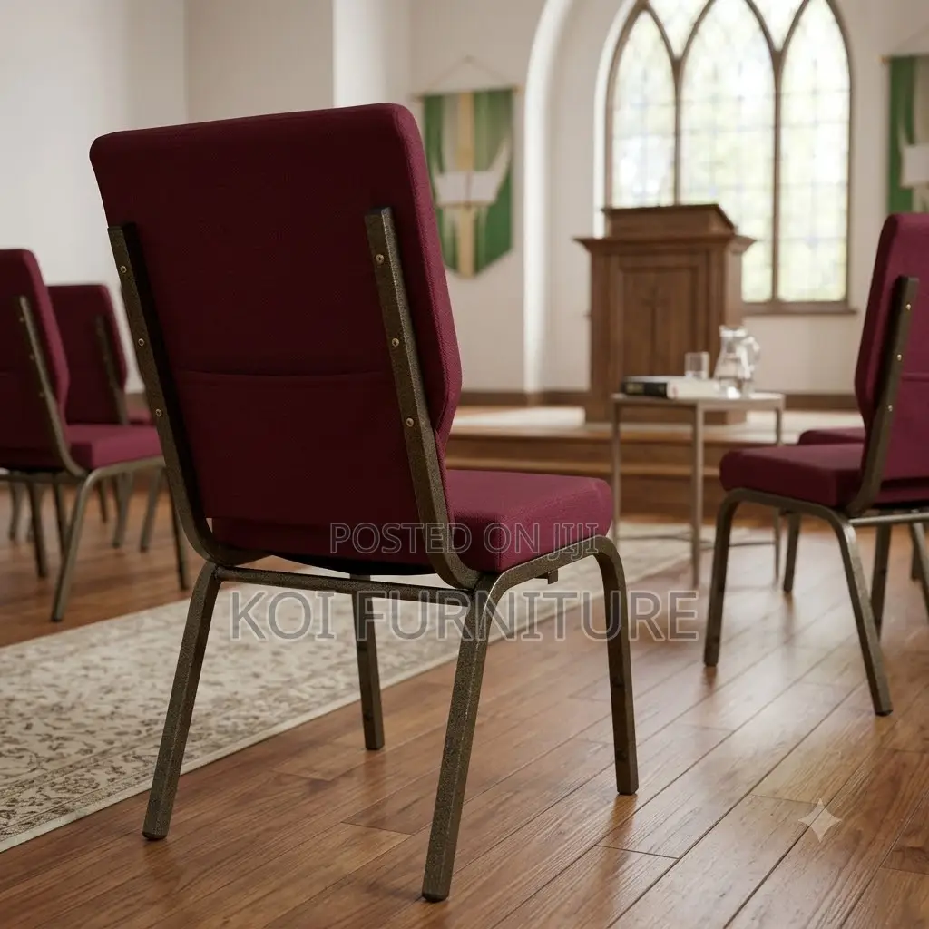 Office Chairs; Armless Red Conferences Church Services Chairs