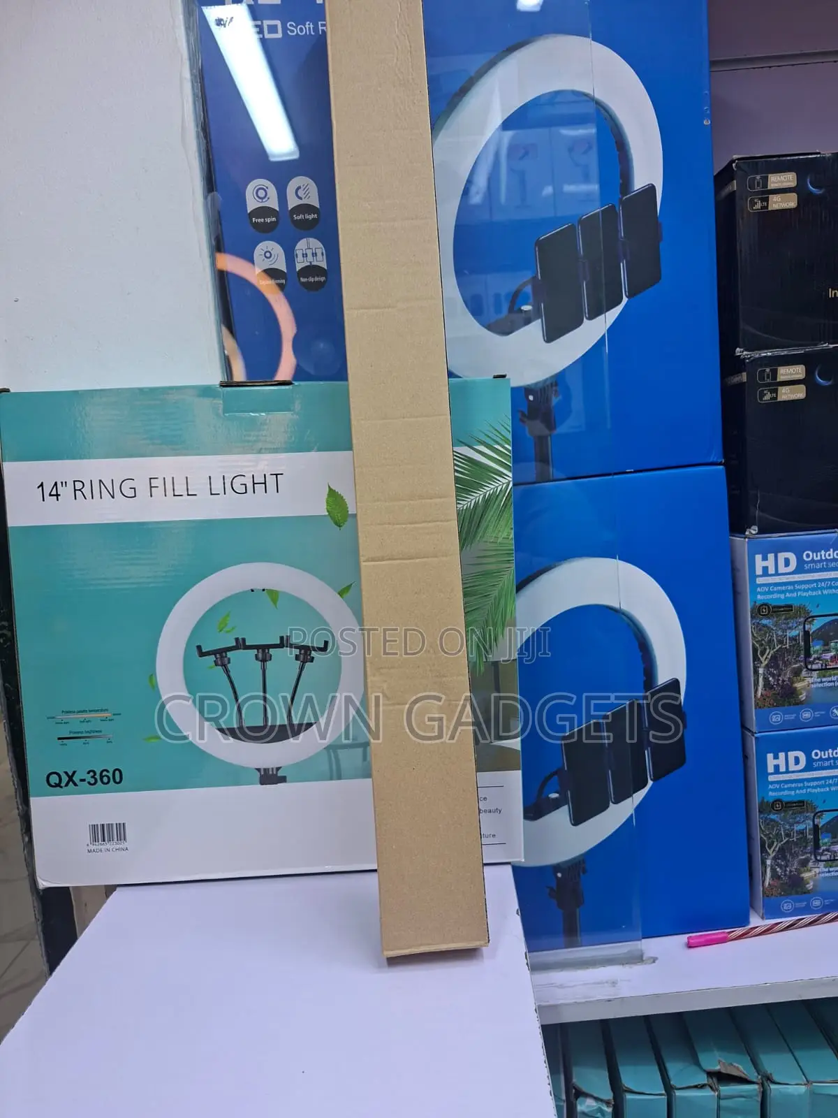 Qx-360 14 Inch Led Fill Light With Adjustable Tripod Stand