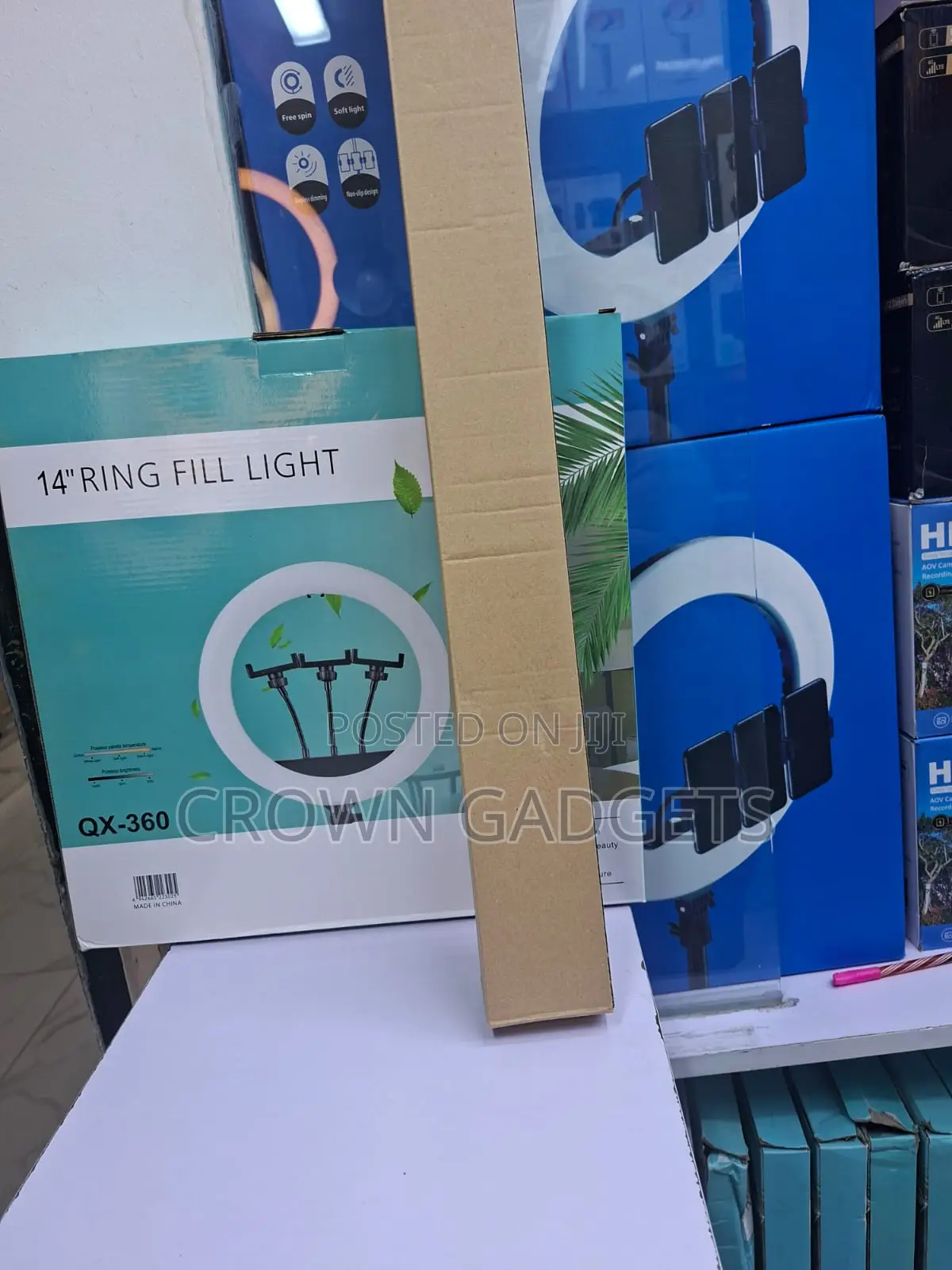 Qx-360 Led Ring Light Kit for Content Creators and Vloggers
