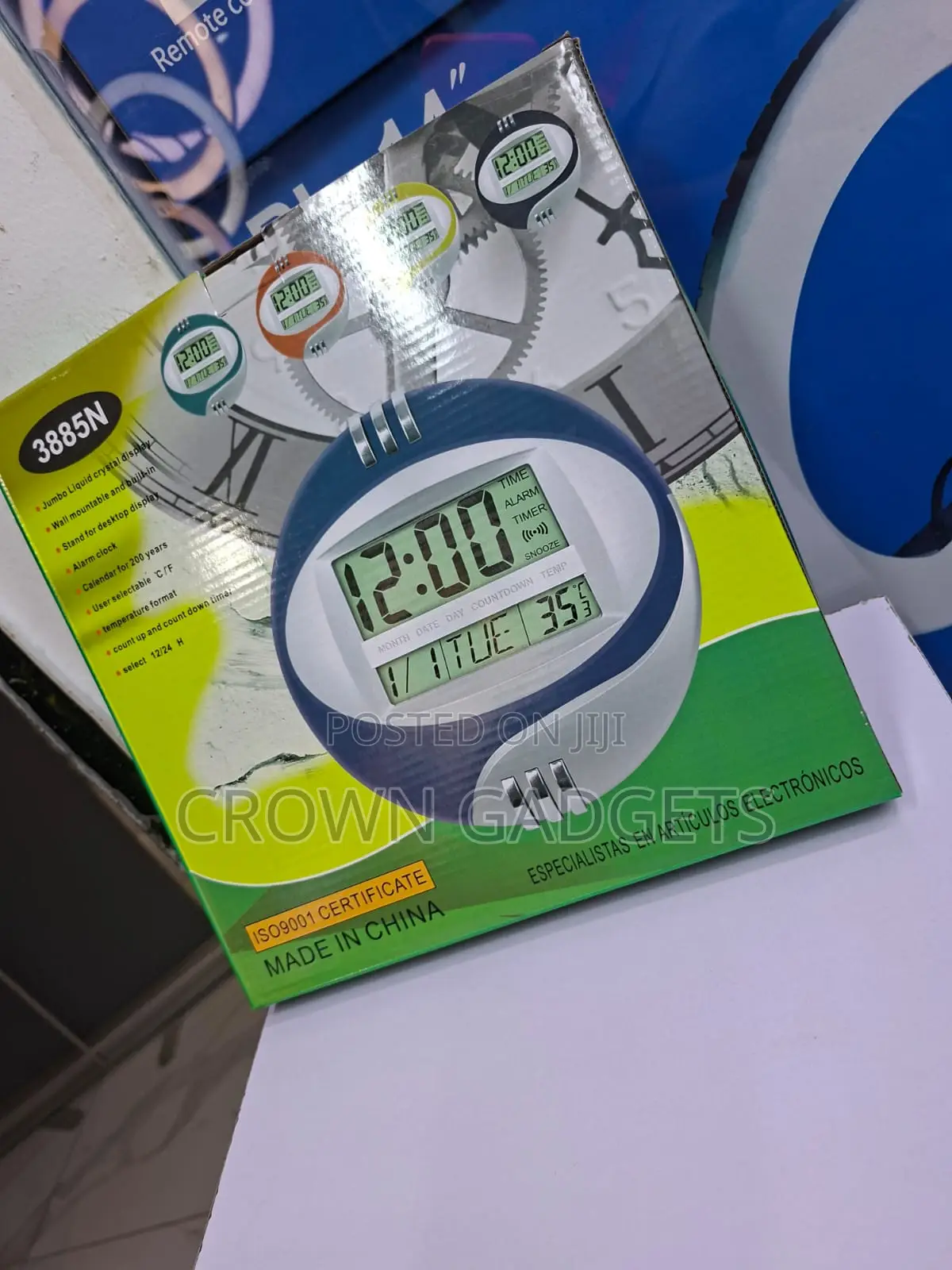 Kadio 3885n Multifunction LCD Clock for Home and Office