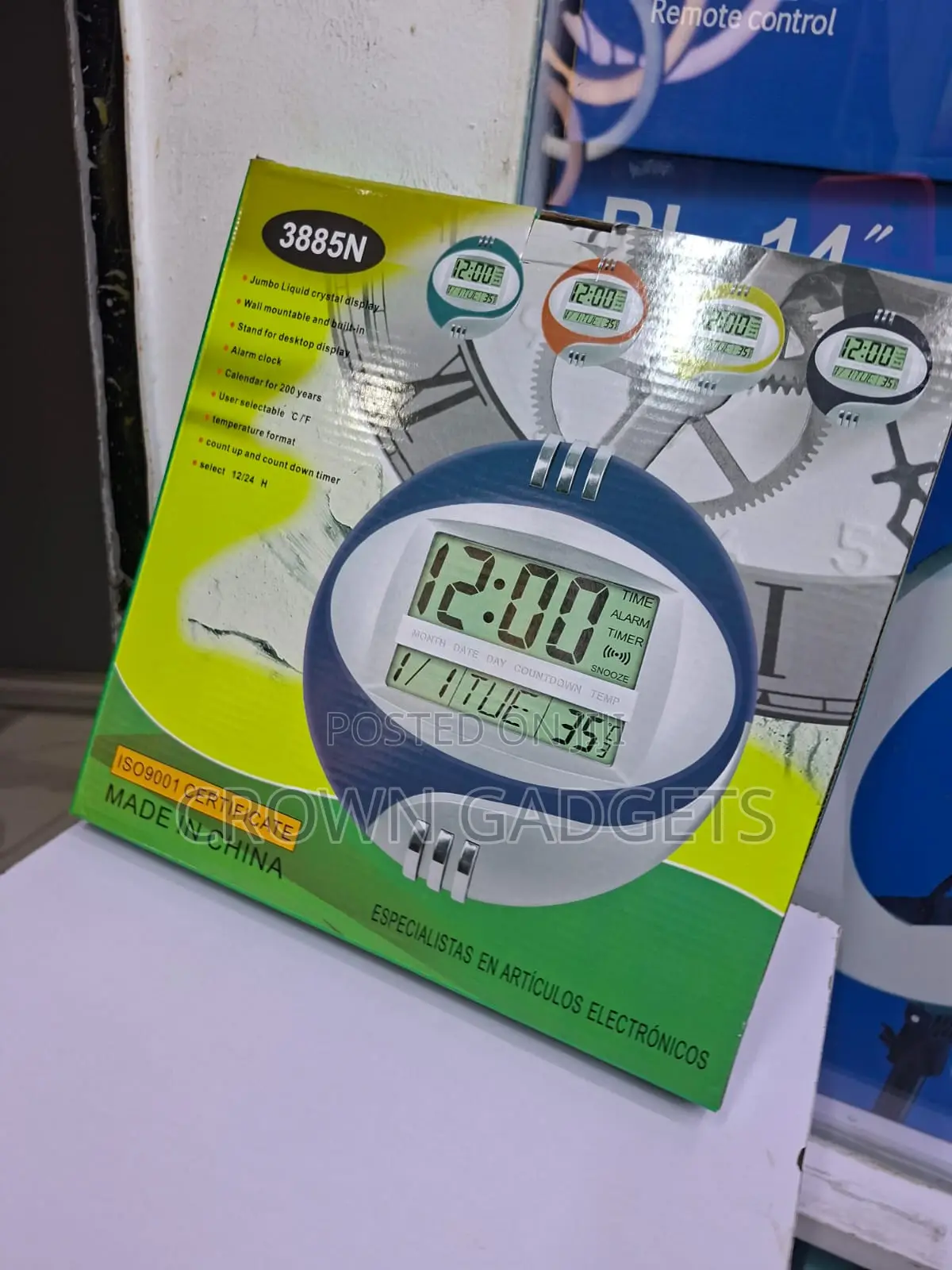 Kadio 3885n Digital Alarm Clock With Temperature Display