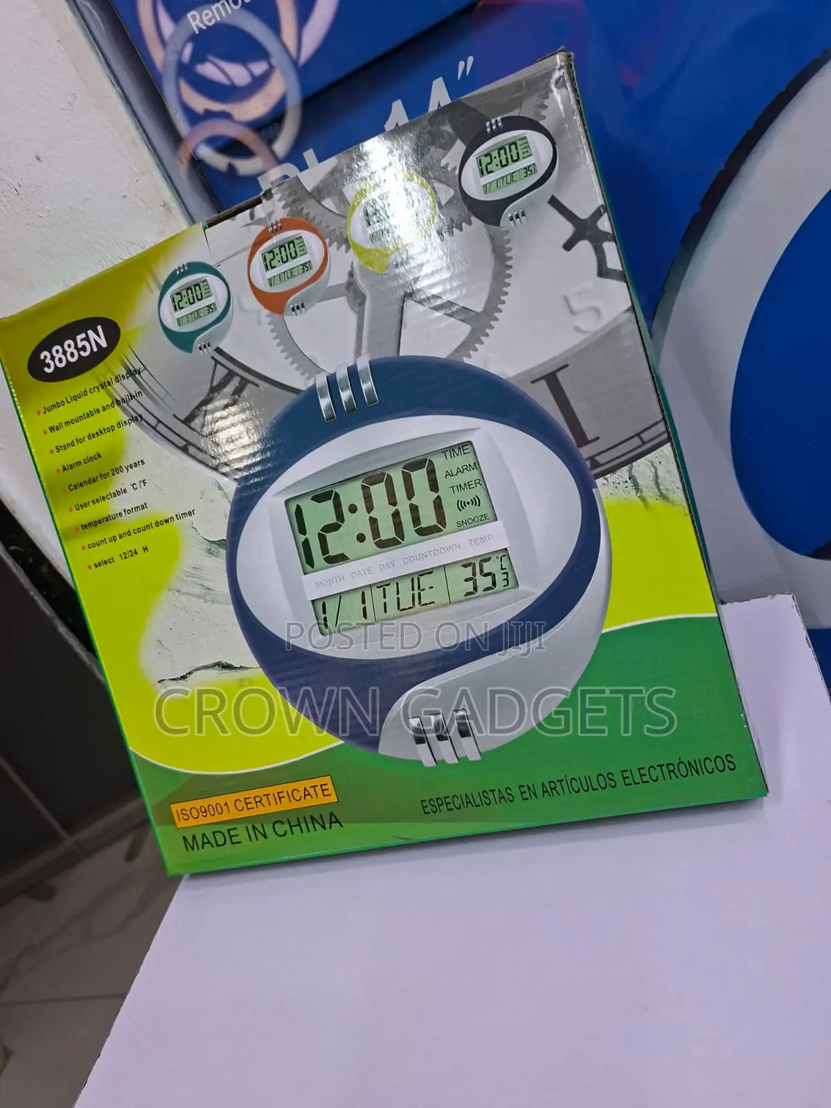 Kadio 3885n Electronic Clock With Temperature Display