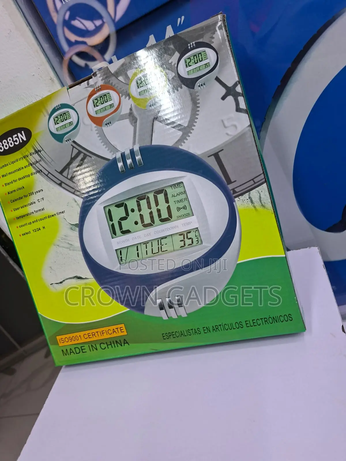 Kadio 3885n Electronic Clock With Temperature Display