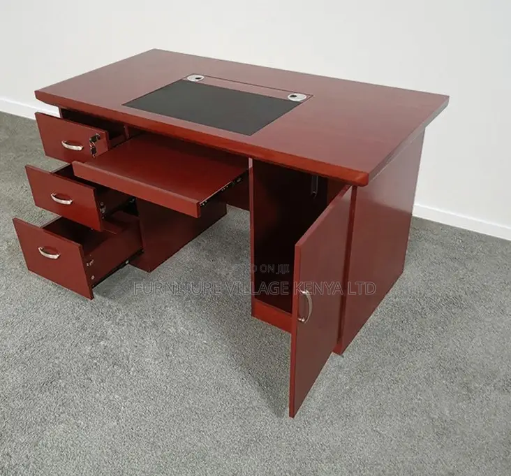 1.4m Executive Mahogany Brown Desk