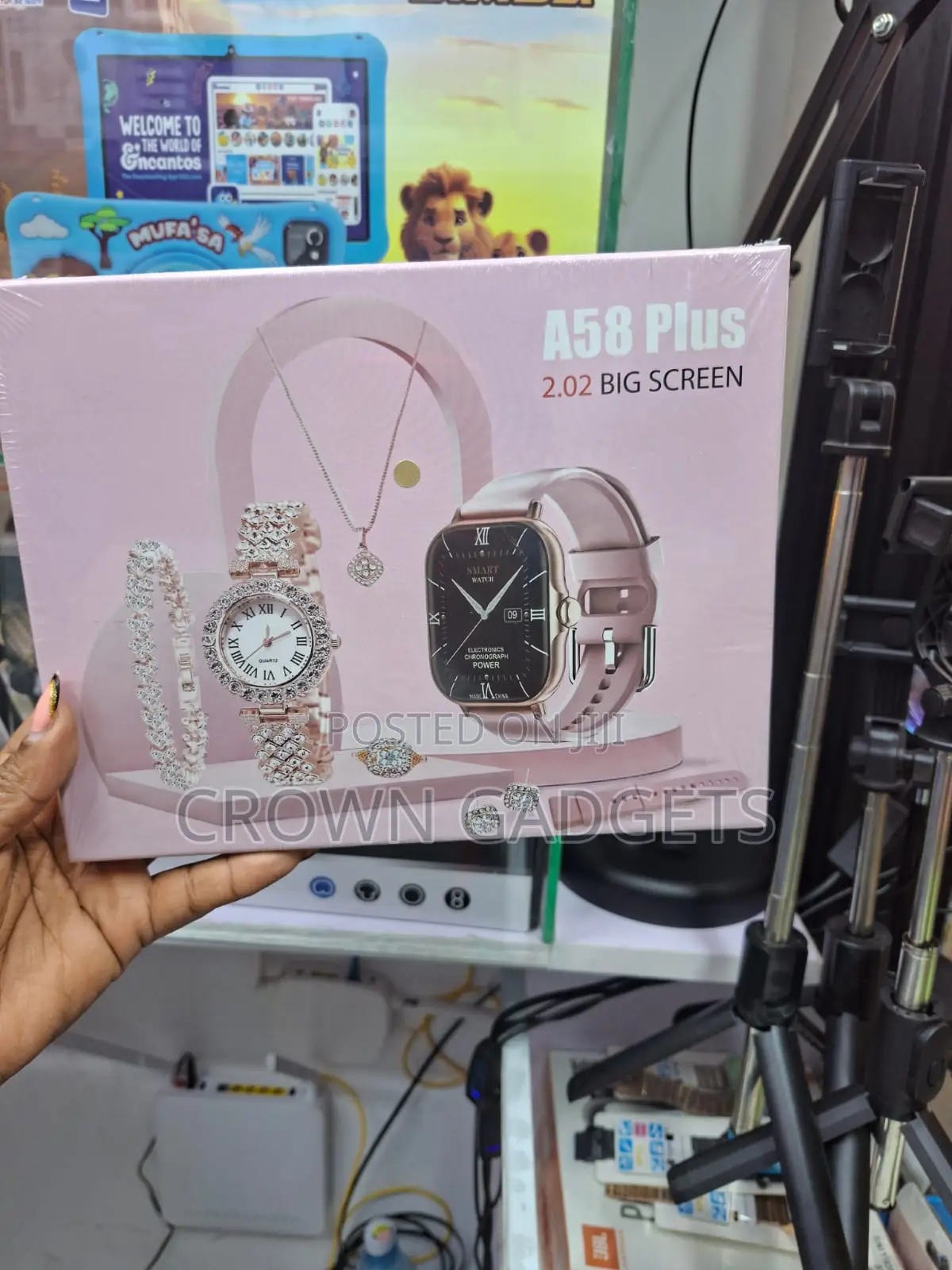 A58 Plus Bluetooth Smartwatch Gift Box for Women