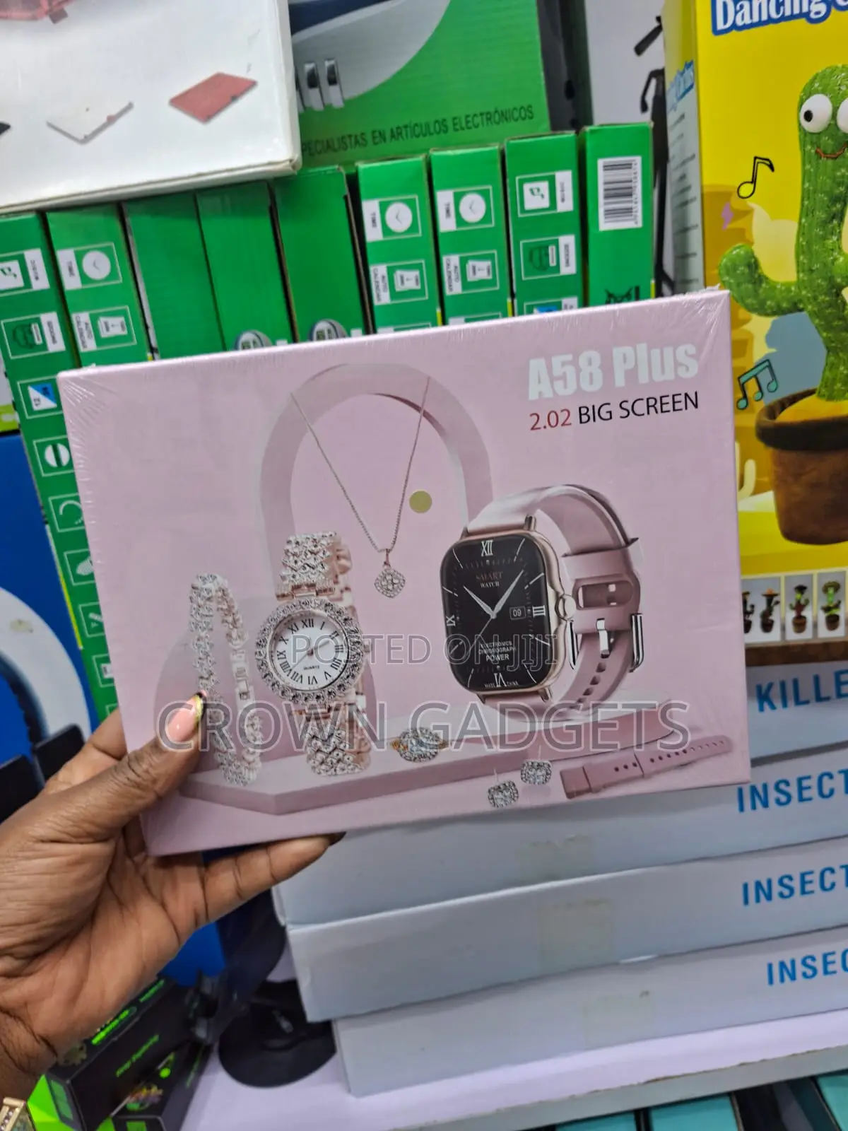 A58 Plus Women's Smartwatch 8 Piece Gift Collection