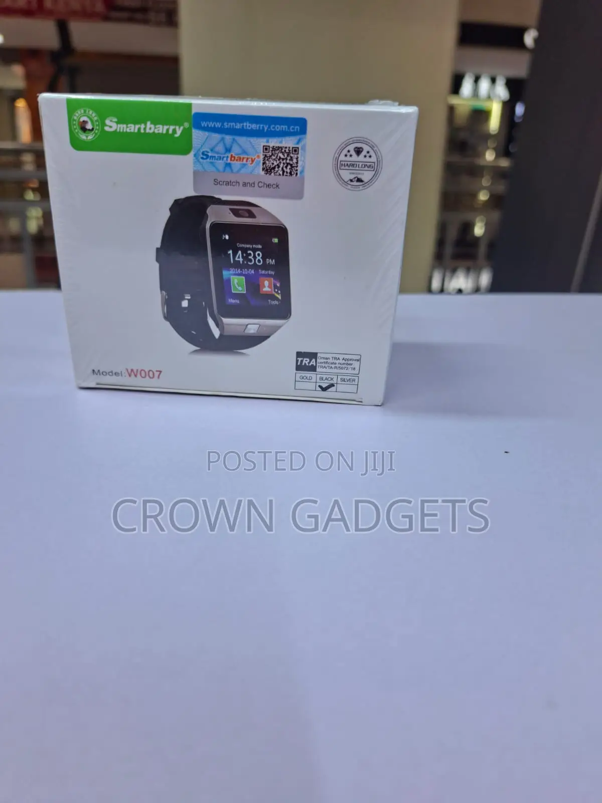 Smartberry W007 Bluetooth Smartwatch With Camera and Sim
