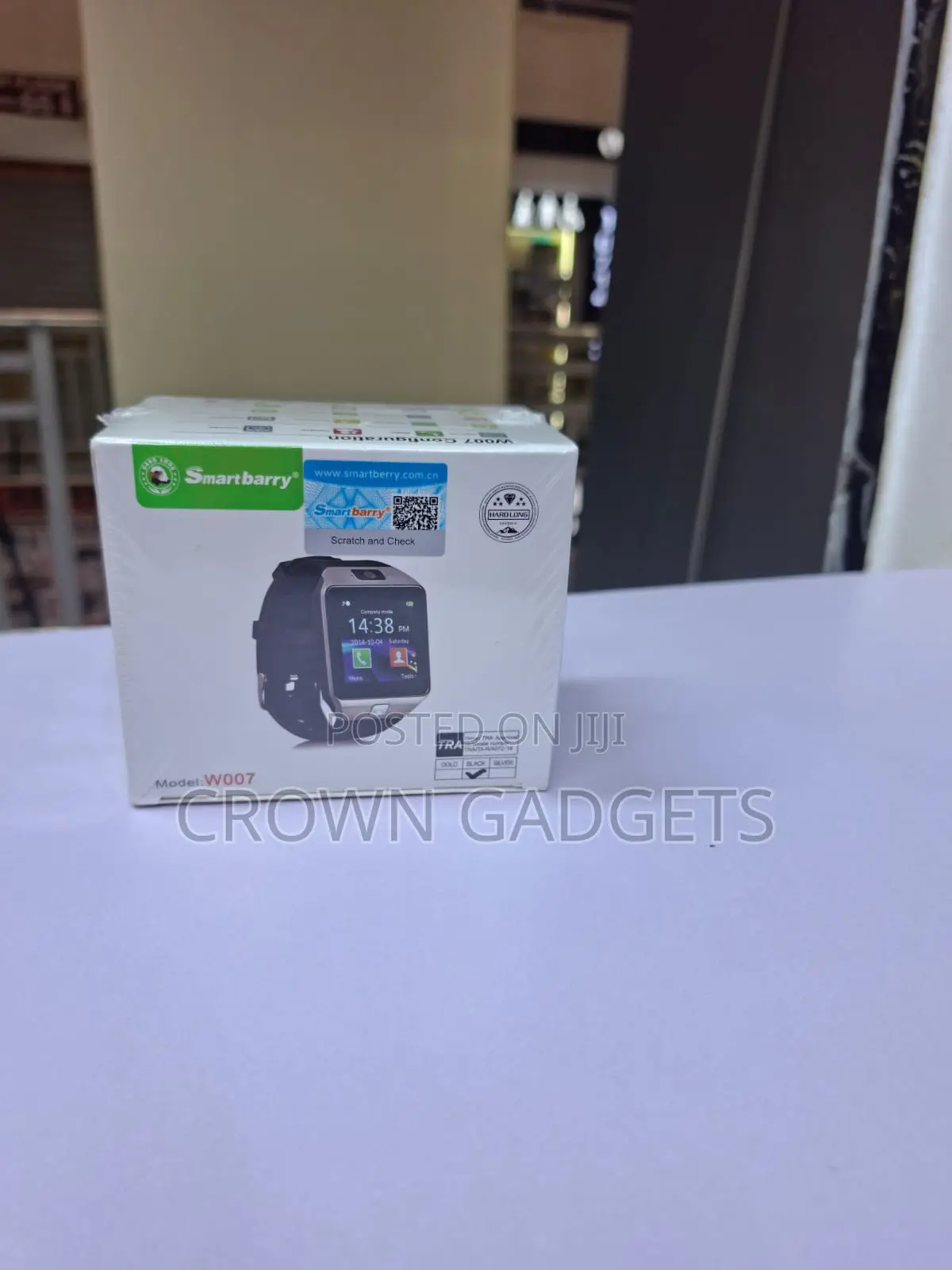 Smartberry W007 Smartwatch With Camera and Step Counter