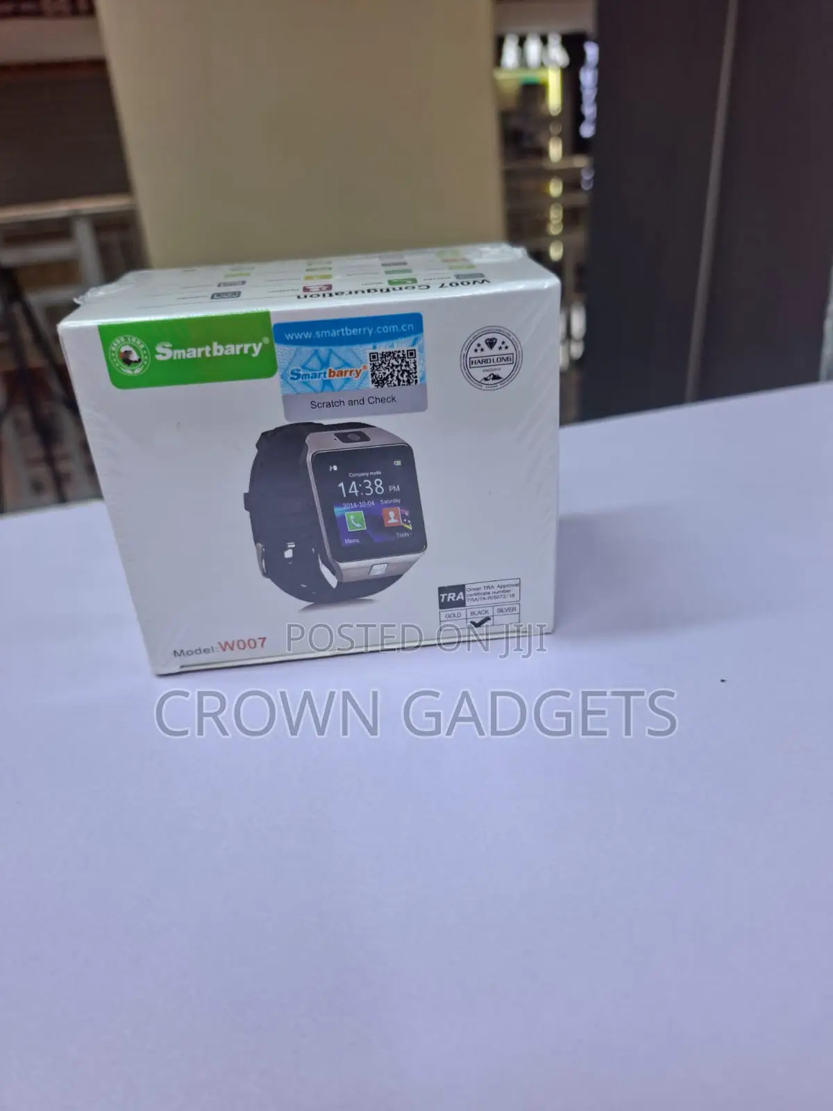 Smartberry W007 Smartwatch With Camera Sim Card and Bluetooth
