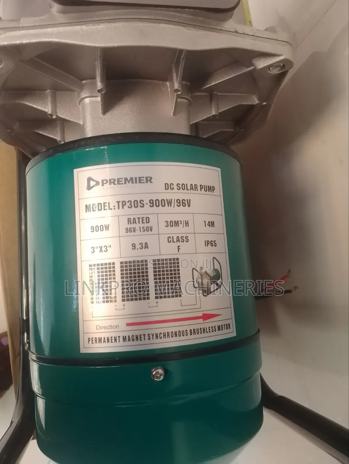 3 Inches Premier Solar Surface Pump 900 Watts Power