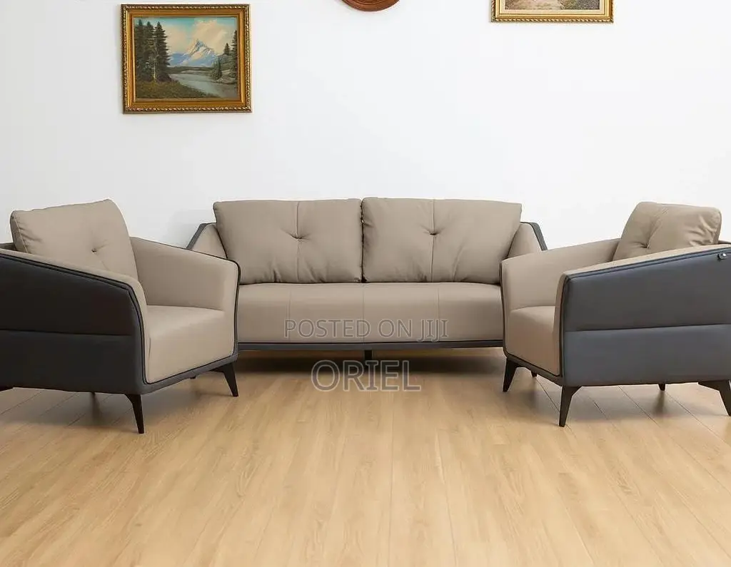 Office Sofa : Executive 5-Seater Office Lobby Sofa-Set