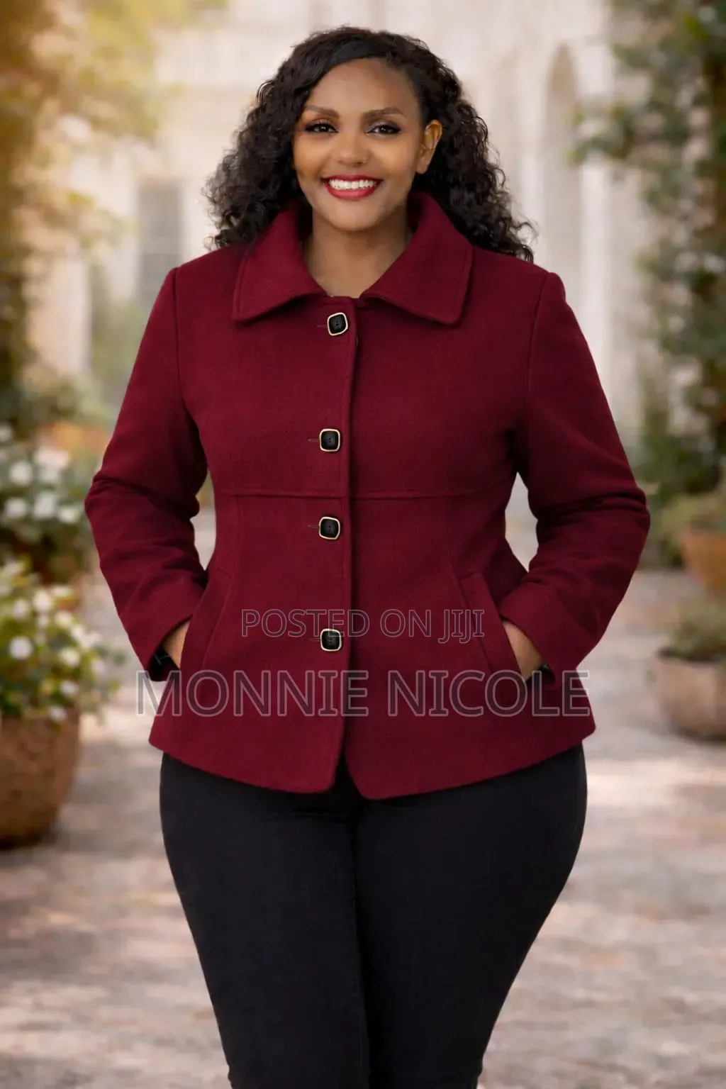 Women Comfort Warm Short Trenchcoat