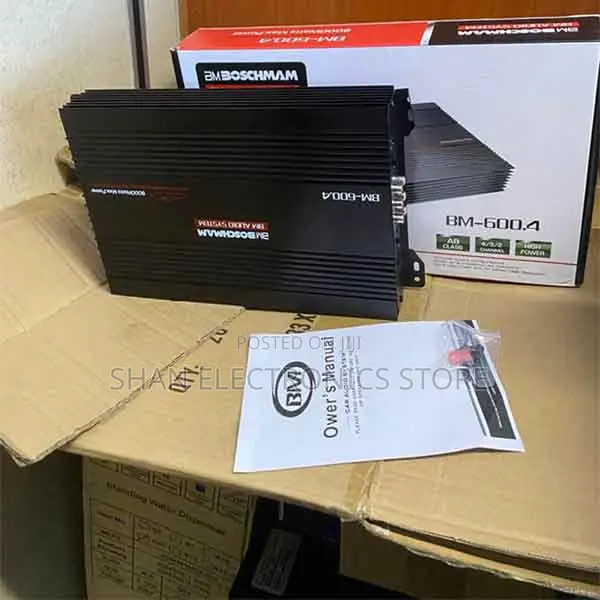 Clear, Loud, and Balanced Audio 4 Channel Bm600 4channel Amplifier