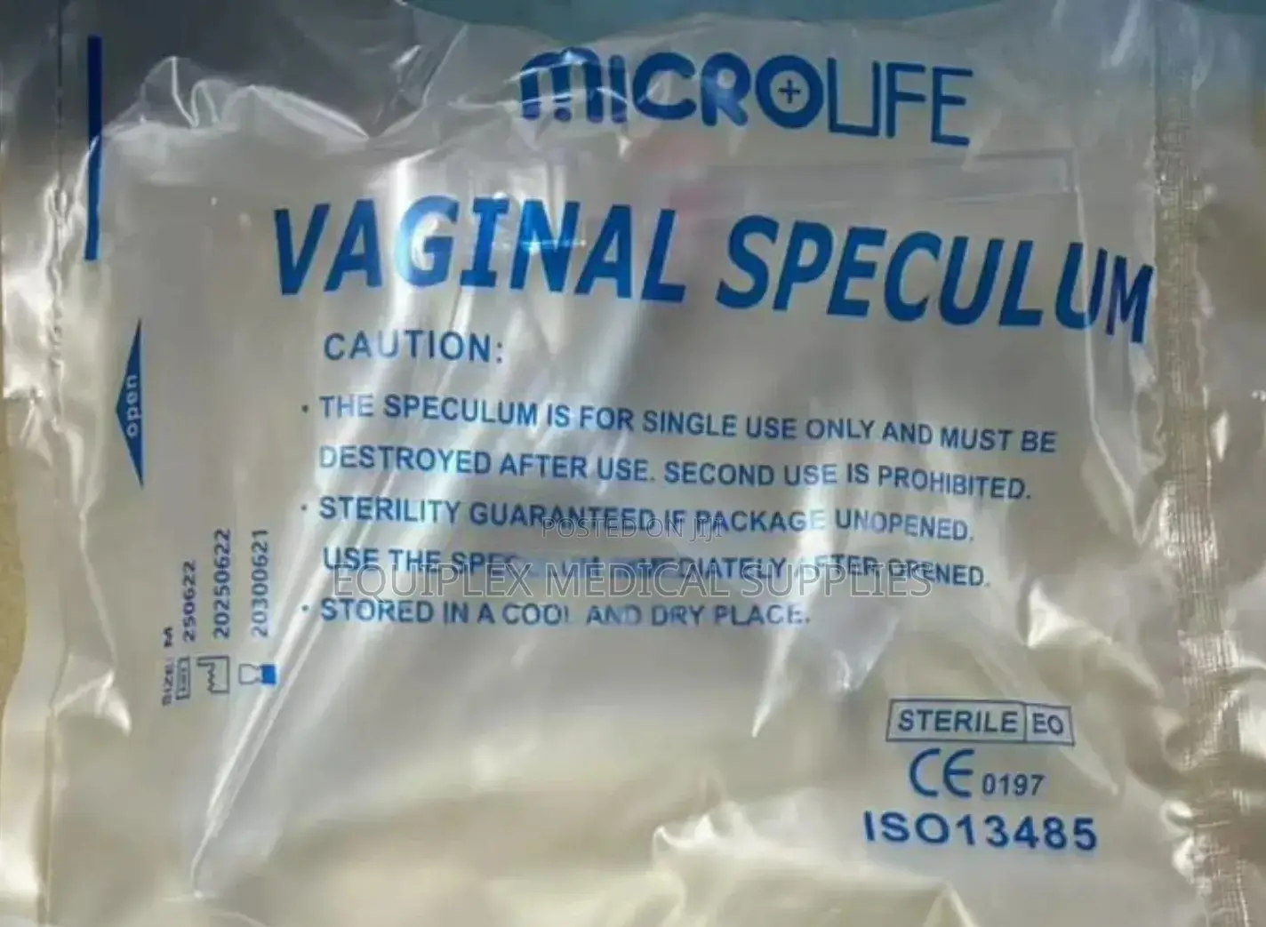 Disposable Vaginal Speculum (Small, Medium, and Large)