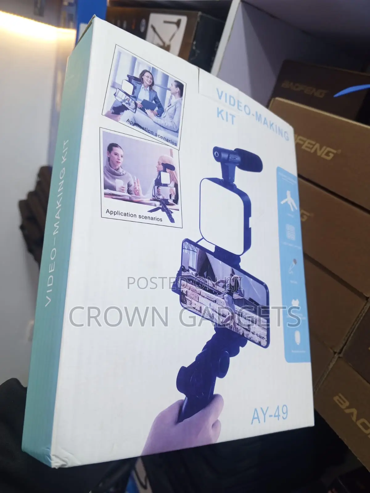 Ay-49 Video Recording Kit With Mic Tripod and Remote