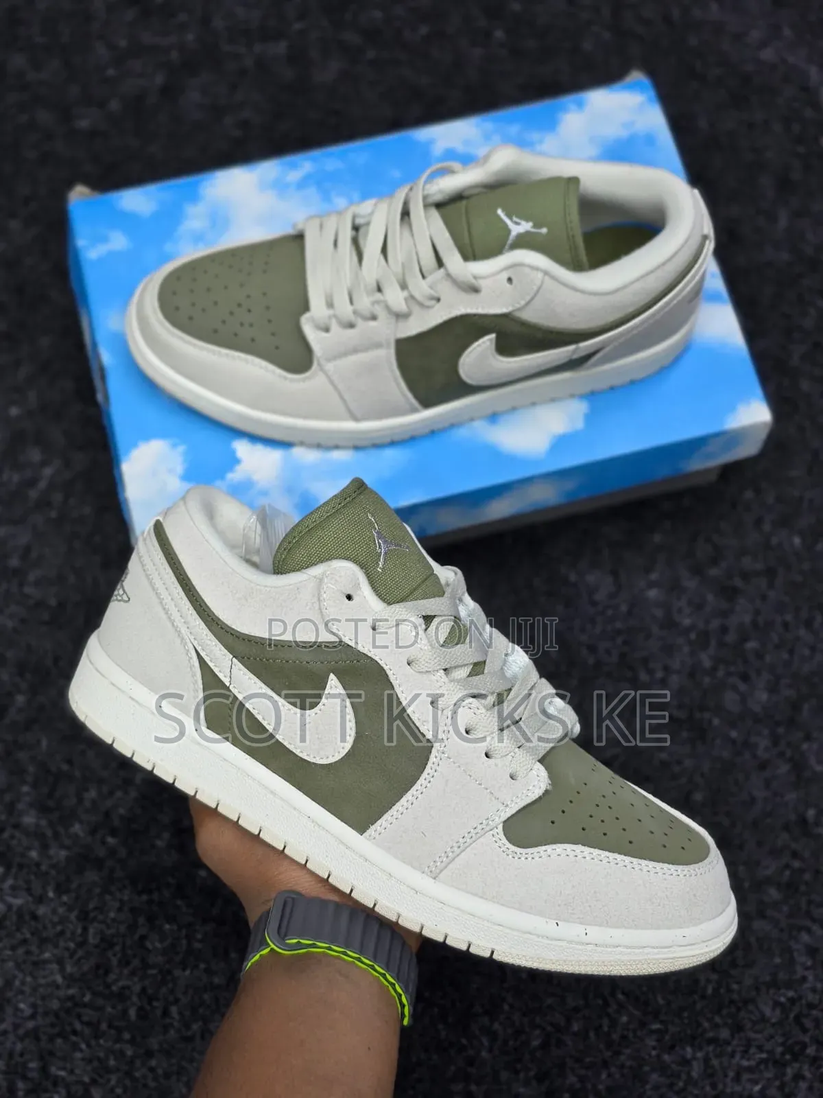 Air Jordan 1 Se Medium Olive Quality Sneakers