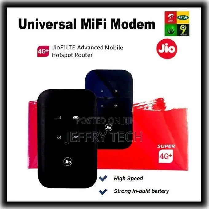 Jio Universal 4g Lte Mifi Mobile Hotspot Router – Portable Wireless In