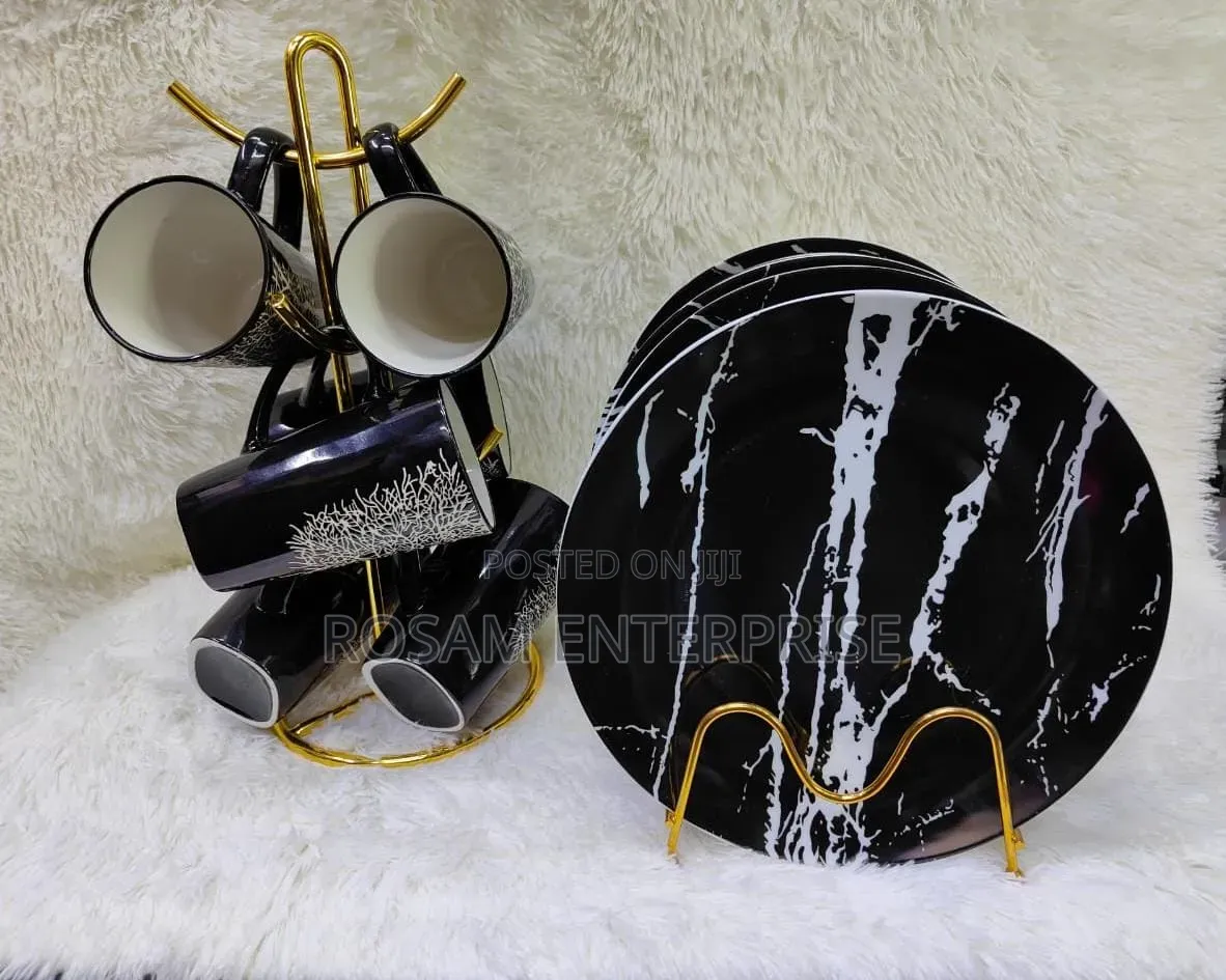 Classy Plates and Mugs Set