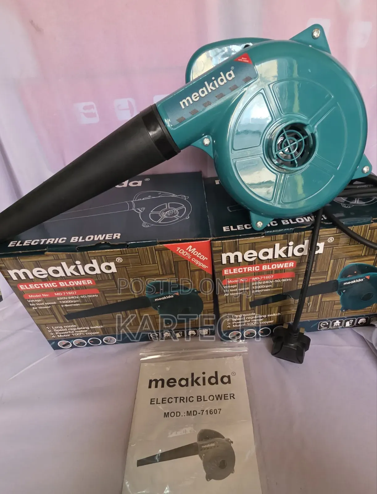 Meakida 600w Electric Dust Blower With Variable Speed Control