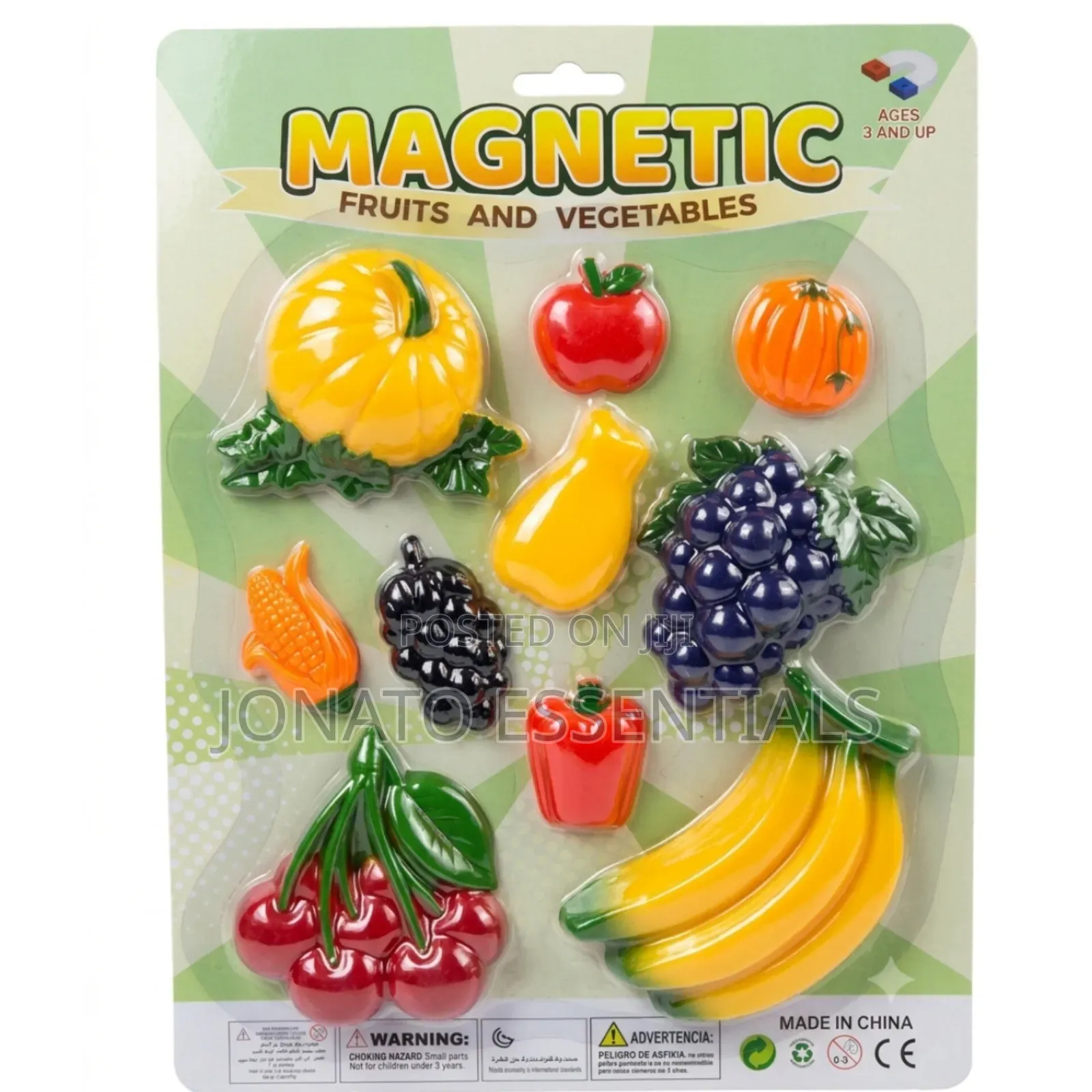 10 PCS Magnetic Fruits and Vegetables Fridge Magnets Kitchen Decor