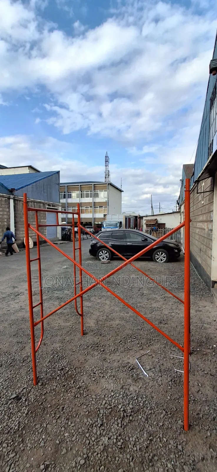 Scaffolding Ladders – Steel Frame Safety Ladder