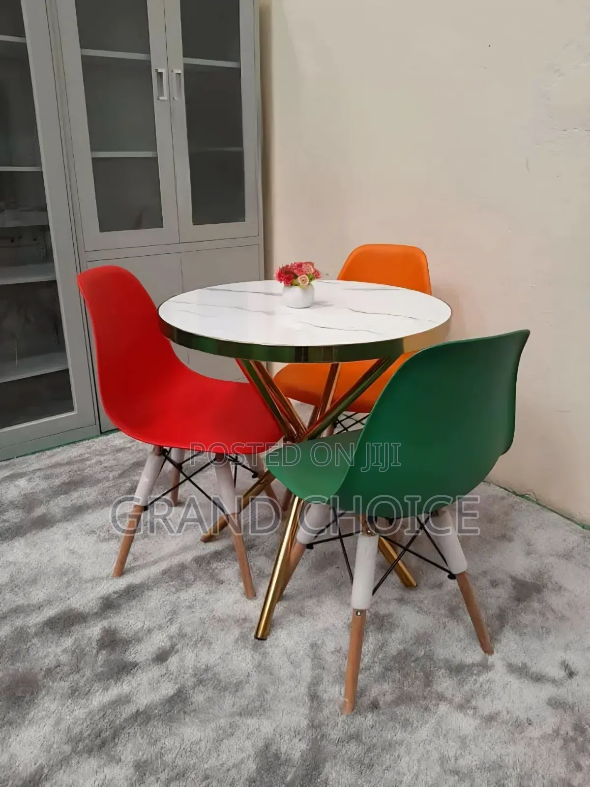Durable Dining Table With Eames Chair Combined