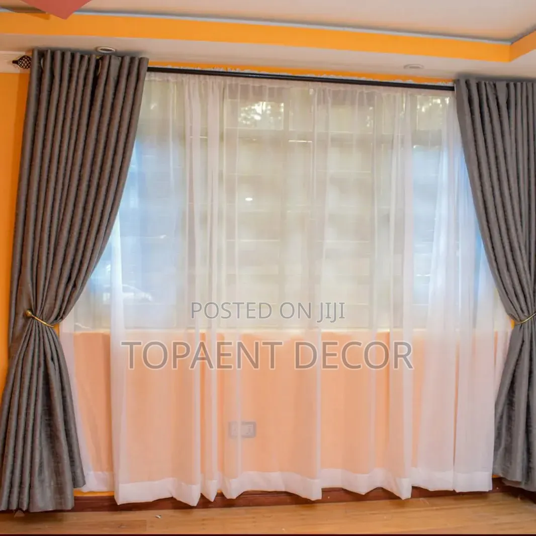 Grey Living Room Curtains That Define Elegance and Plain White Sheers