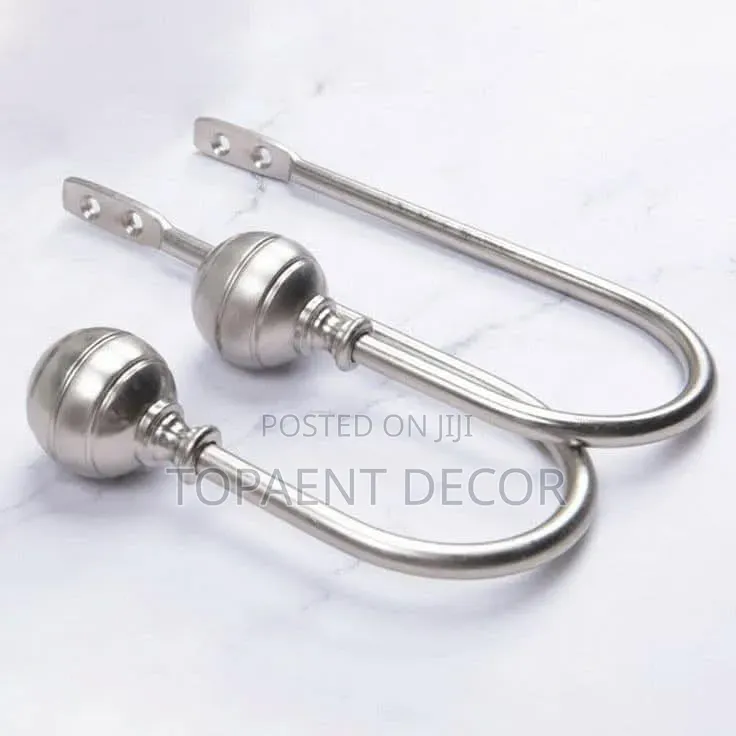 Heavy Duty ,Gold, Curtain Holders for Curtains and Sheers