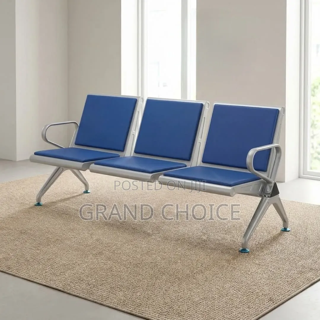 Heavy Duty Padded Waiting Bench 3 Seater
