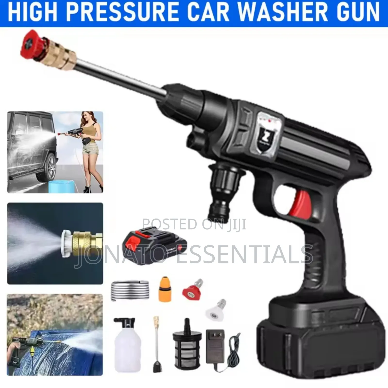 Wireless Car Wash Spray Gun Machine With Lithium Battery