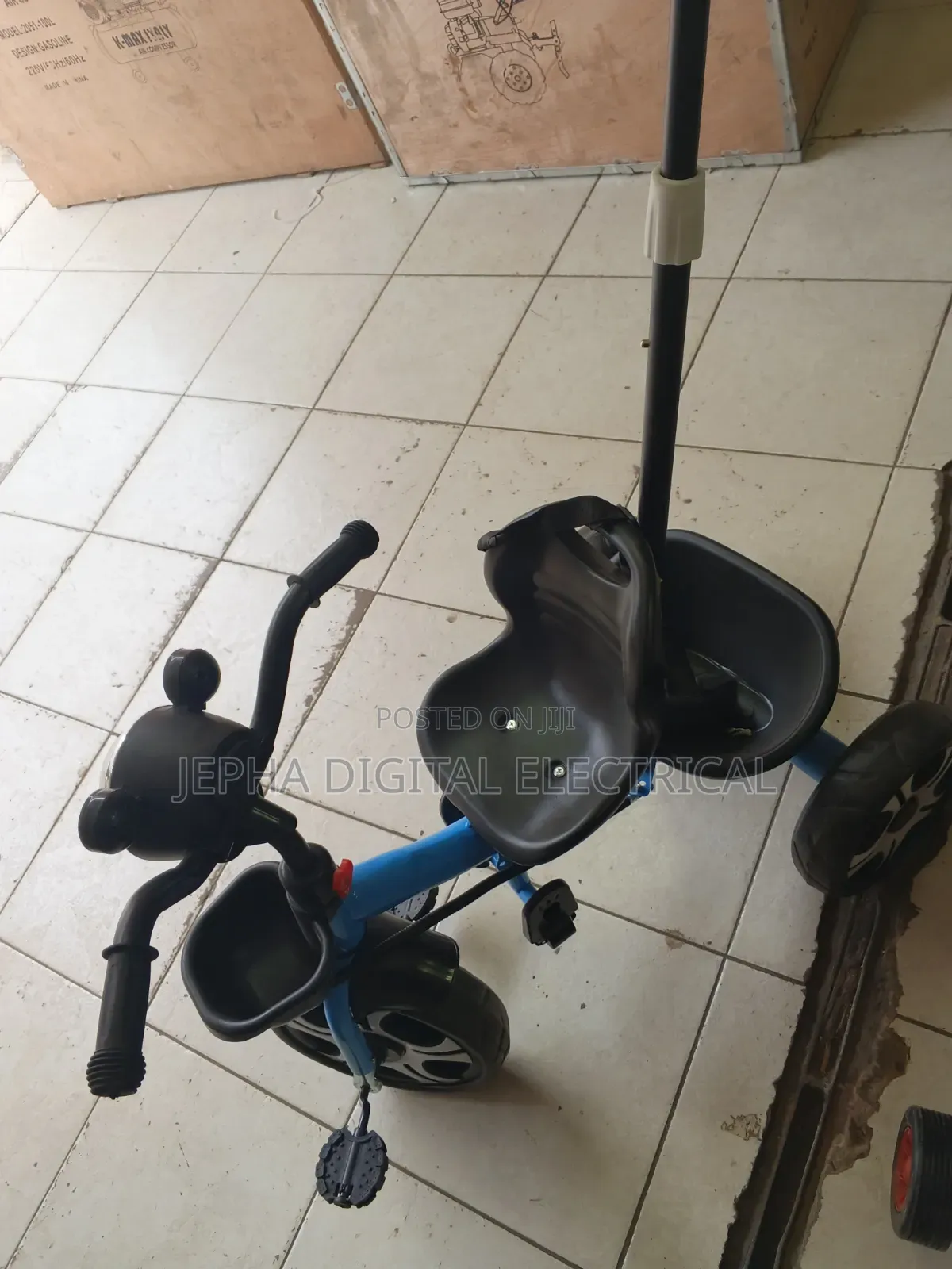 Kids Tricycle Push Bike With Handle