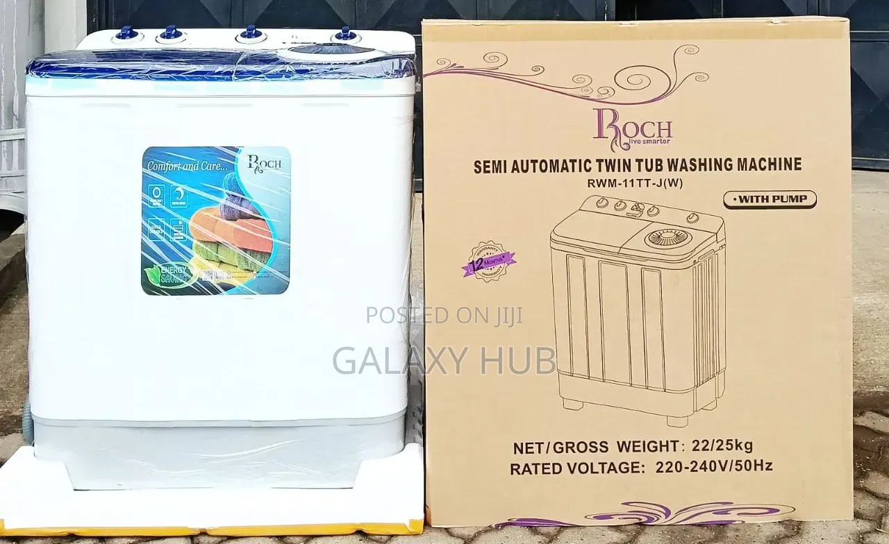 Roch Washing Machine 11 Kg Twin Tub Semi Automatic