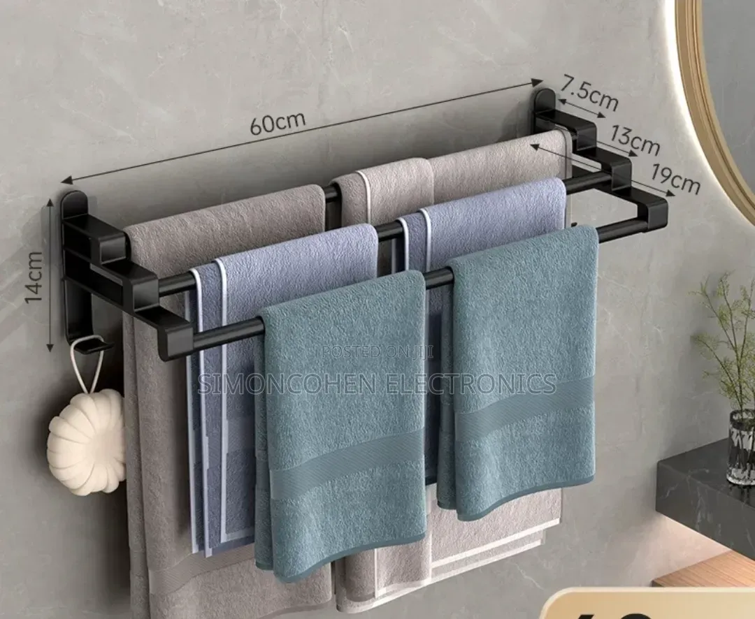 60cm Three Layer Stainless Steel Towel Rack