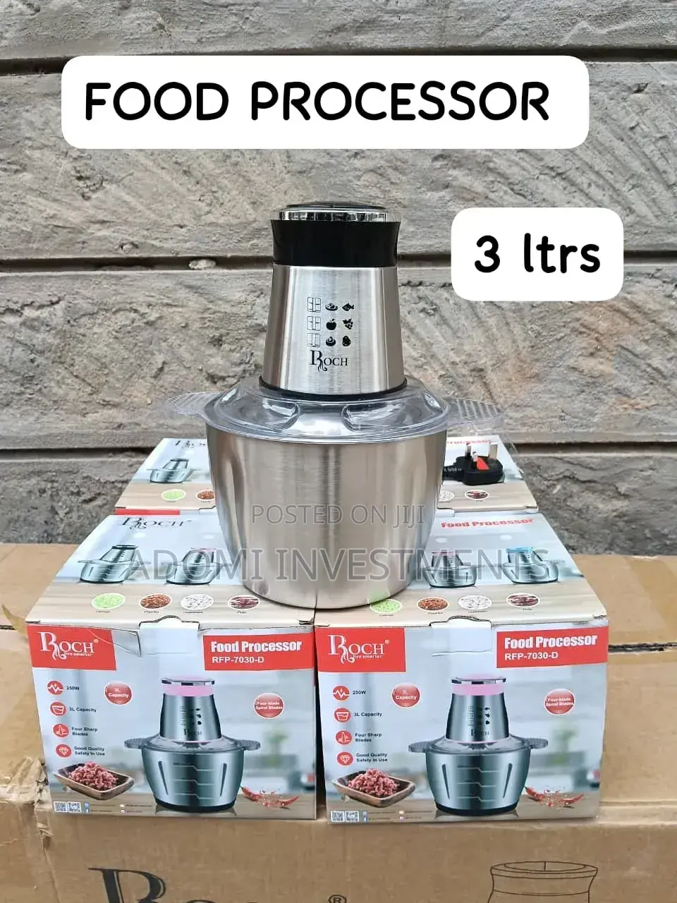 3 Litres Roch Food Processor