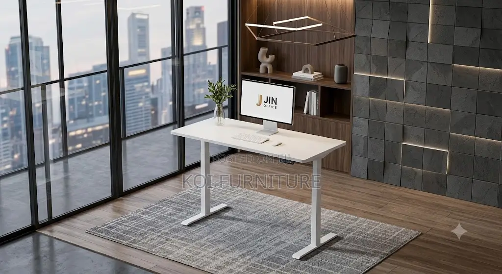 Office Desk; 1.2 Meter Adjustable Ergonomic Electric Space Office Desk