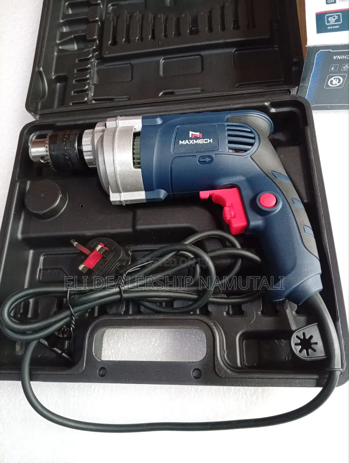 Maxmech Ed750-13 750w Electric Drill With Carry Case/Impact Drill