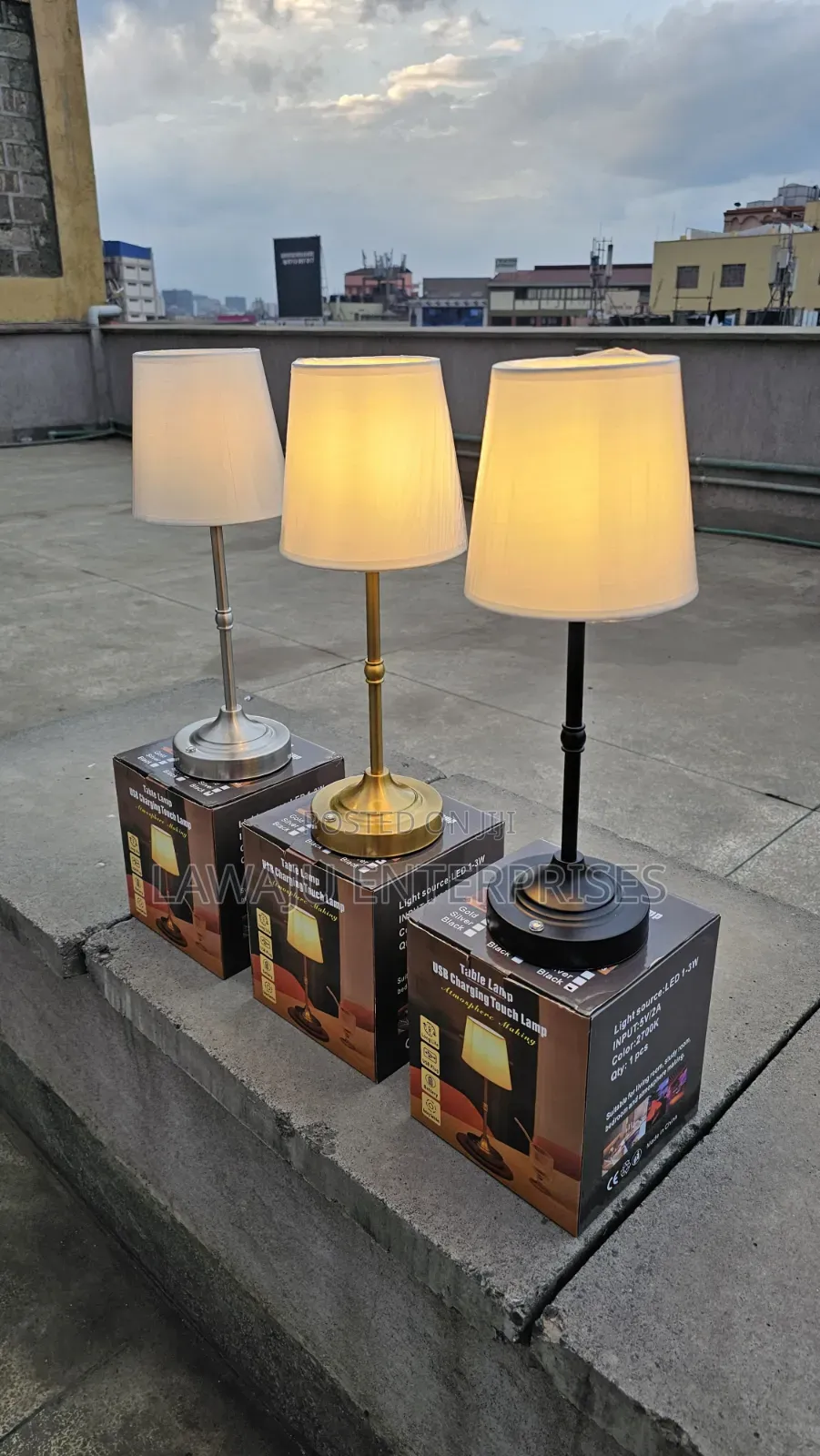 Black Table Lamp